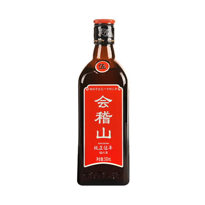 会稽山 纯正五年 半干型 绍兴黄酒 500ml 单瓶装 花雕